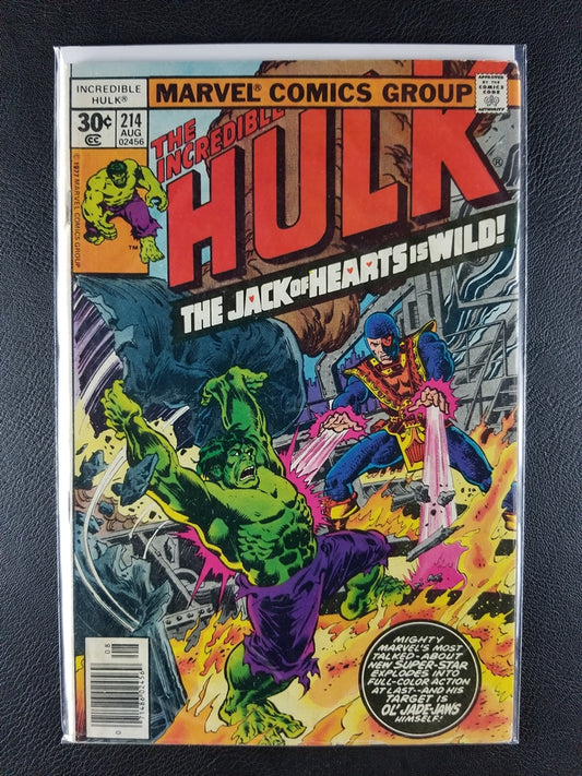 The Incredible Hulk [1st Series] #214 (Marvel, August 1977)