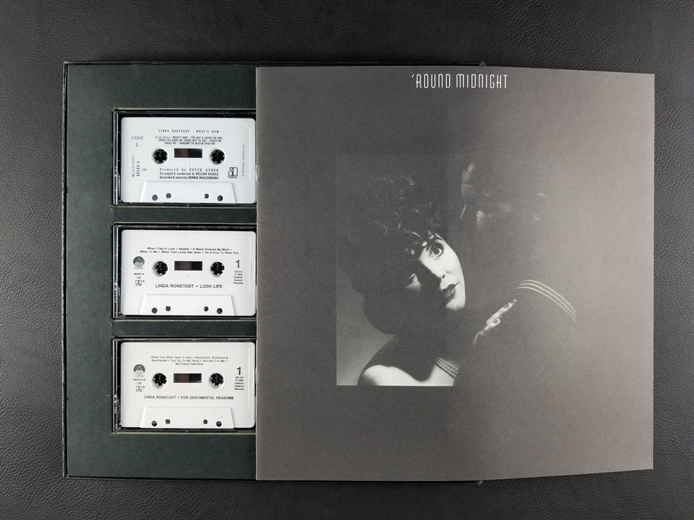 Linda Ronstadt - 'Round Midnight (1986, Cassette, Box Set)