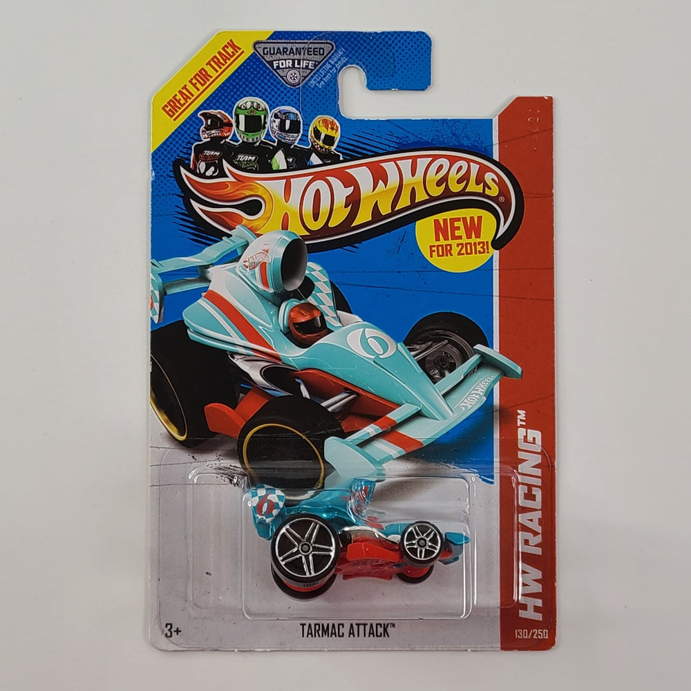 Hot Wheels - Tarmac Attack (Metalflake Teal) [HW Racing: Track Aces Series (2013) - 130/250]