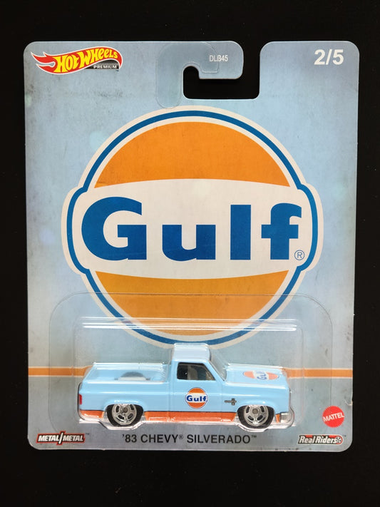 Hot Wheels Premium - '83 Chevy Silverado (Light Blue) [2/5 - 2020 Pop Culture: Vintage Oil]