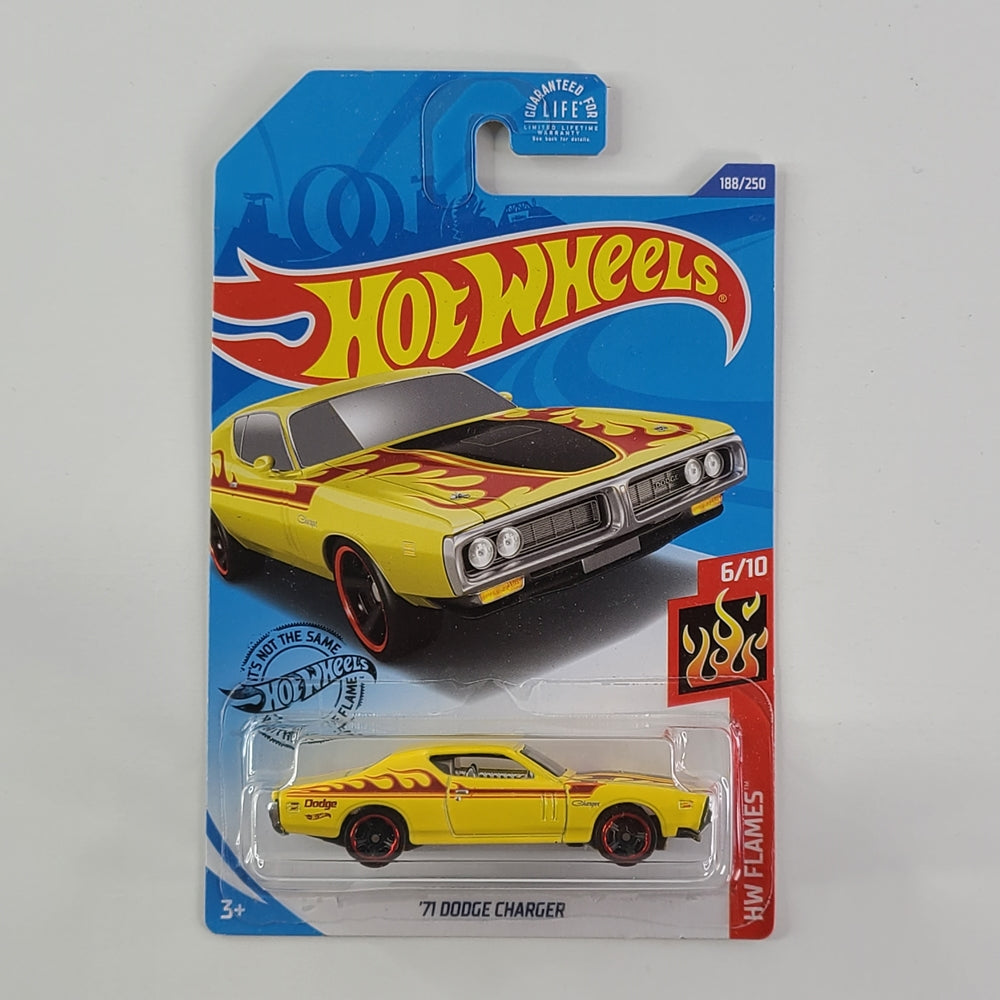 Hot Wheels - '71 Dodge Charger (Yellow)