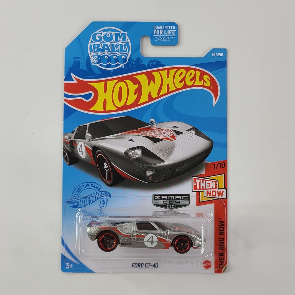 Hot Wheels - Ford GT-40 (Zamac) [Walmart Exclusive]