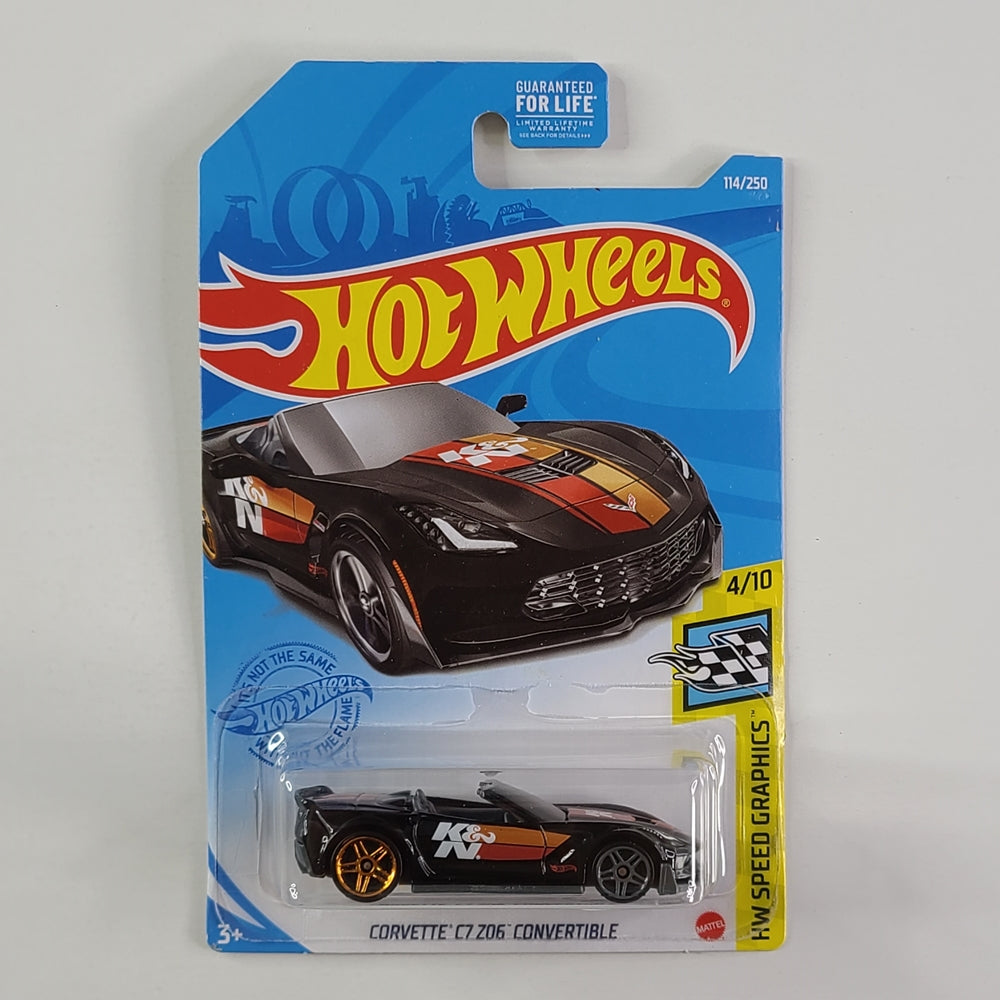 Hot Wheels - Corvette C7 Z06 Convertible (Black)