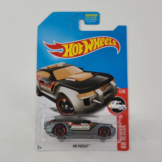 Hot Wheels - HW Pursuit (Black) [Treasure Hunt]