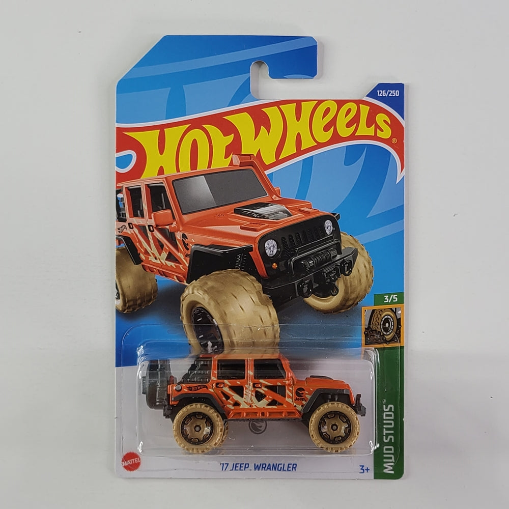 Hot Wheels - '17 Jeep Wrangler (Orange) [Treasure Hunt]