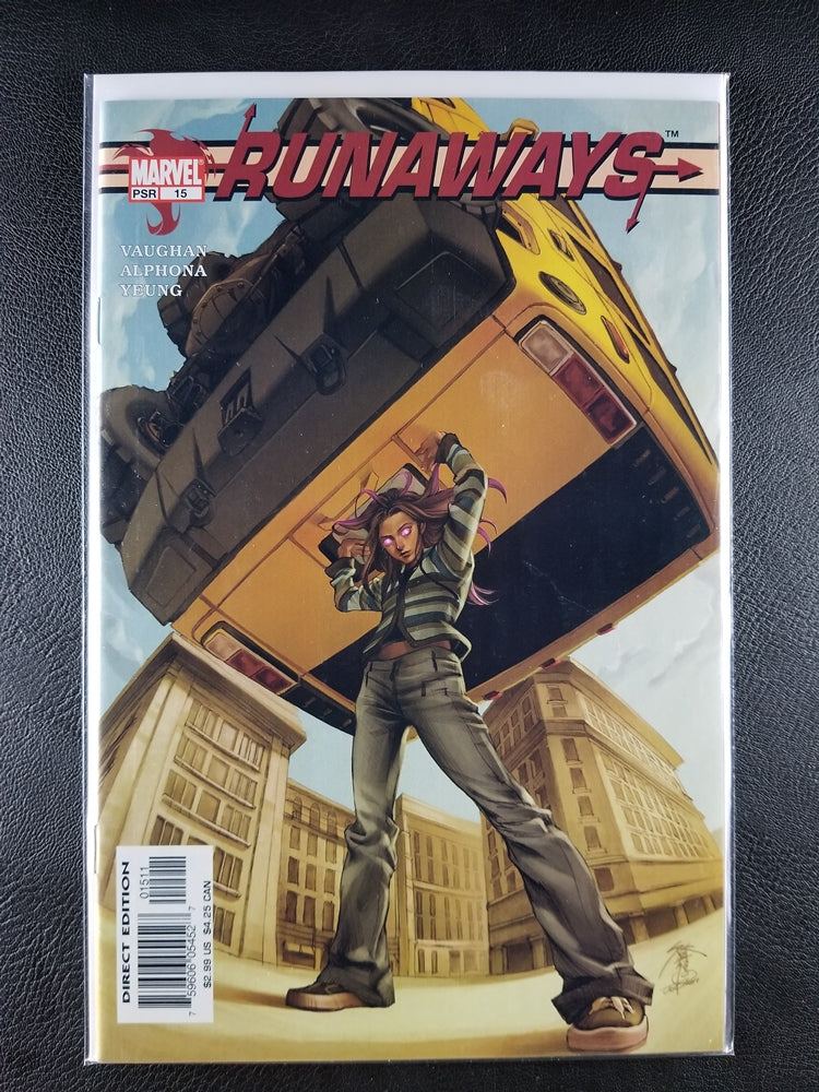 Runaways [1st Series] #15 (Marvel, July 2004)