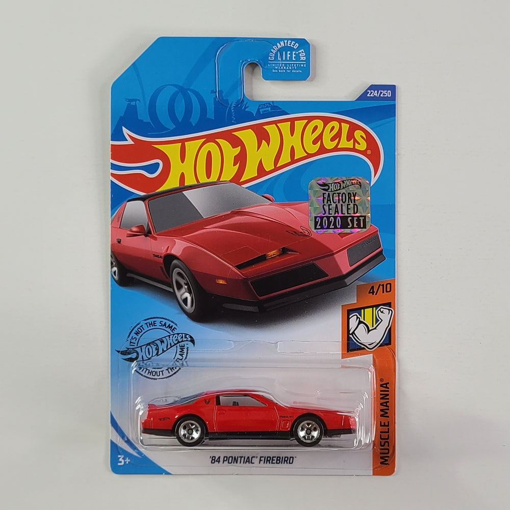 Hot Wheels - '84 Pontiac Firebird (Red) [Factory Sealed 2020 Set]