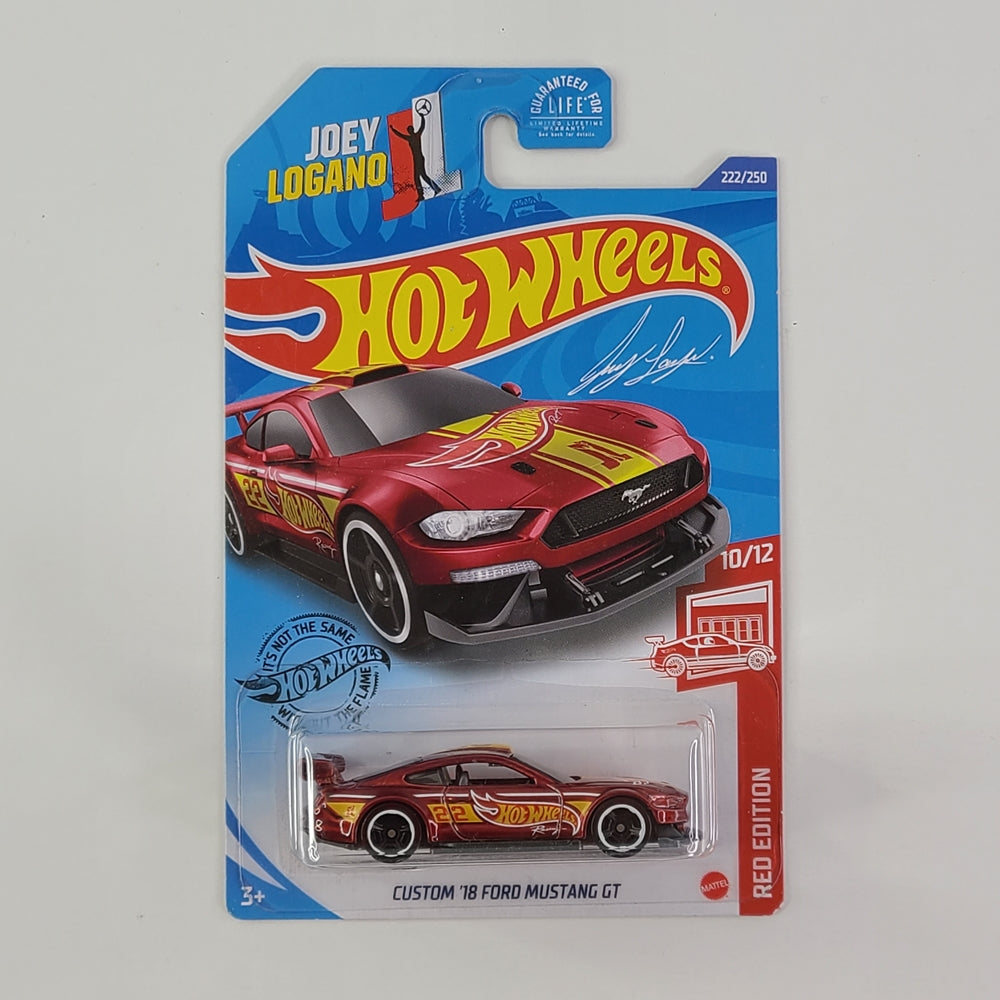 Hot Wheels - Custom '18 Ford Mustang GT (Metallic Red) [Target Exclusive]