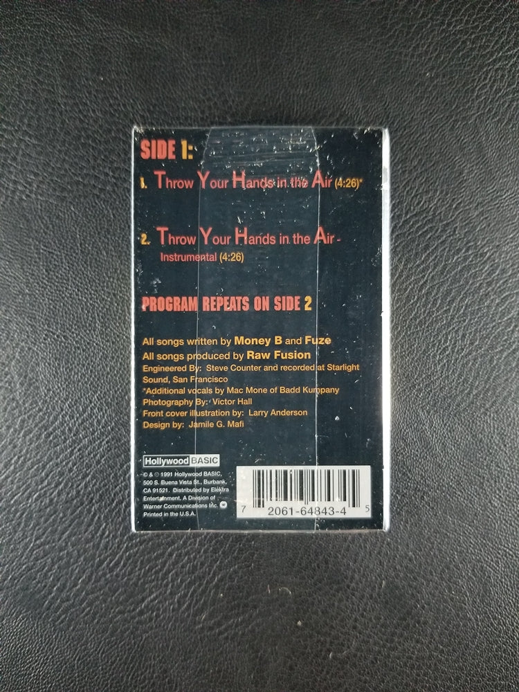 Raw Fusion - Throw Your Hands in the Air (1991, Cassette Single) [SEALED]