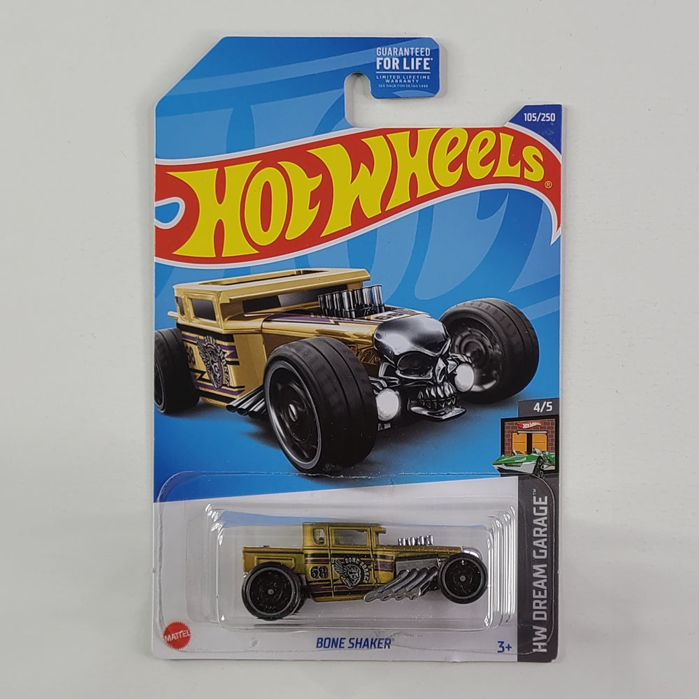 Hot Wheels - Bone Shaker (Matte Gold)