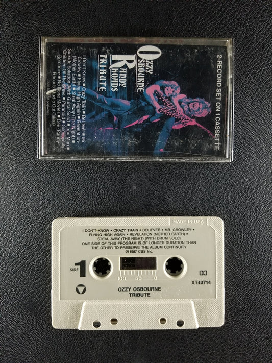 Ozzy Osbourne/Randy Rhoads - Tribute (1987, Cassette)