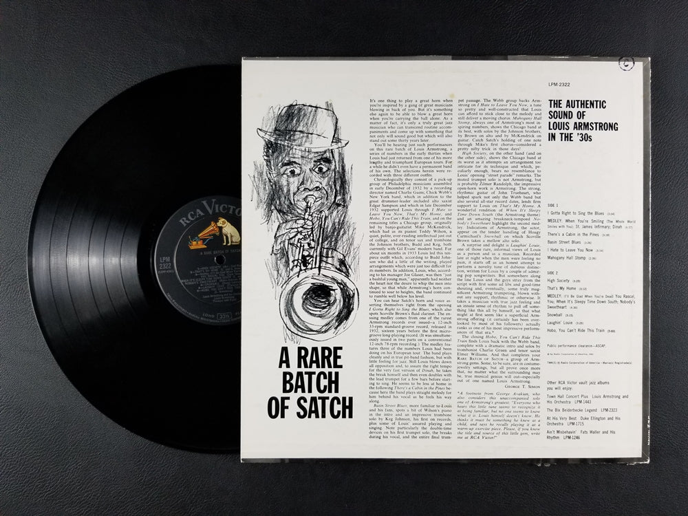 Louis Armstrong & His Orchestra - A Rare Batch of Satch (1961, LP)