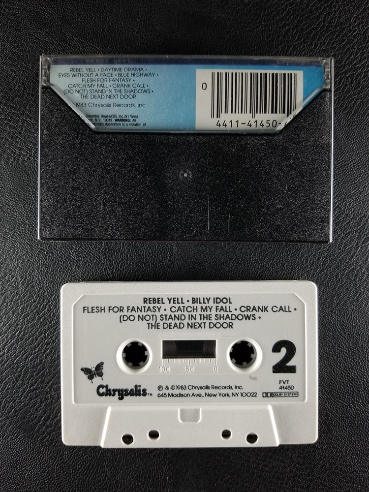 Billy Idol - Rebel Yell (1983, Cassette)