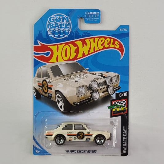 Hot Wheels - '70 Ford Escort RS1600 (Off-White)