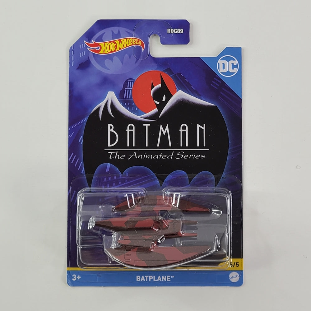 Hot Wheels - Batplane (Metalflake Dark Red Camouflage)