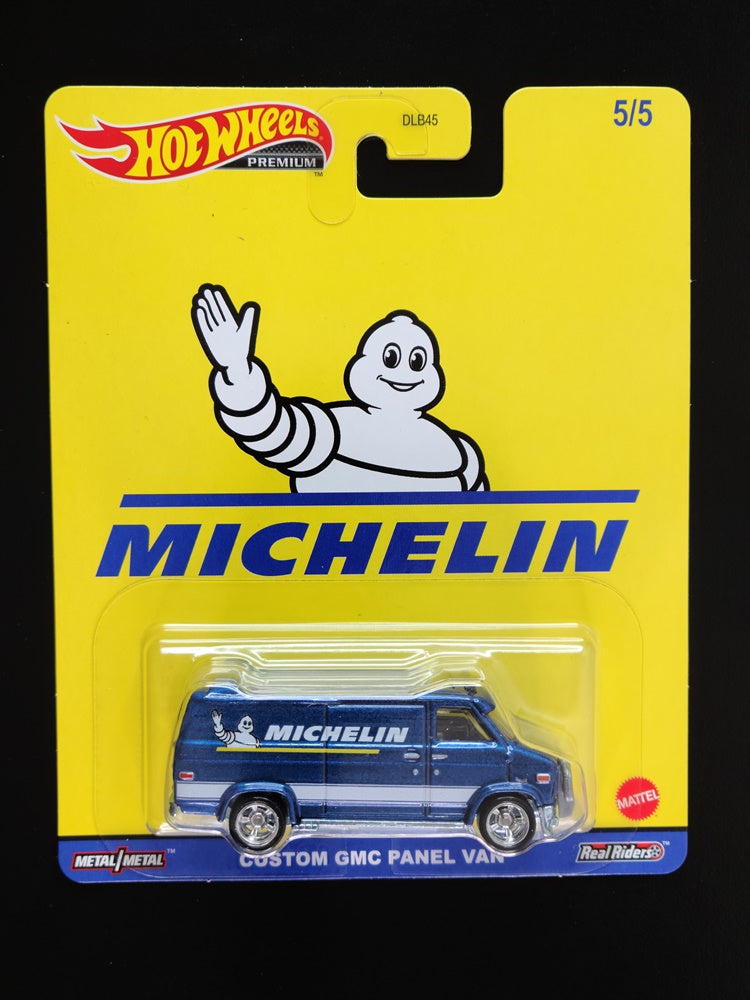 Hot Wheels Premium - Custom GMC Panel Van (Blue) [5/5 - 2021 Pop Culture: Speed Shop Gar