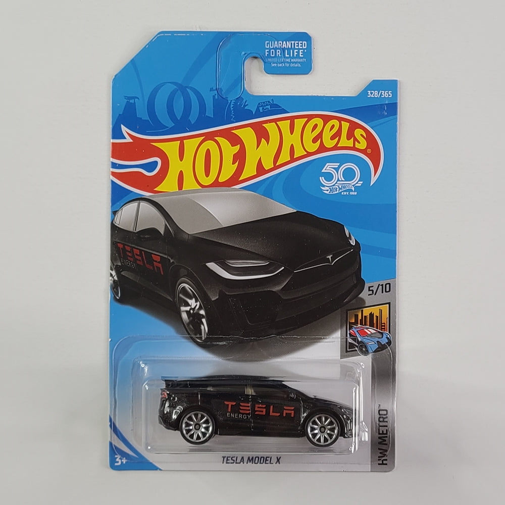 Hot Wheels - Tesla Model X (Metalflake Black)