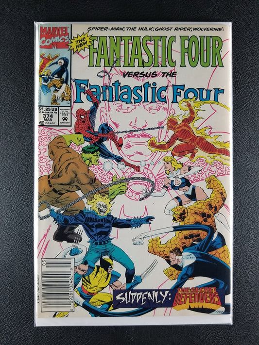 Fantastic Four [1st Series] #374 [Newsstand Edition] (Marvel, March 1993)