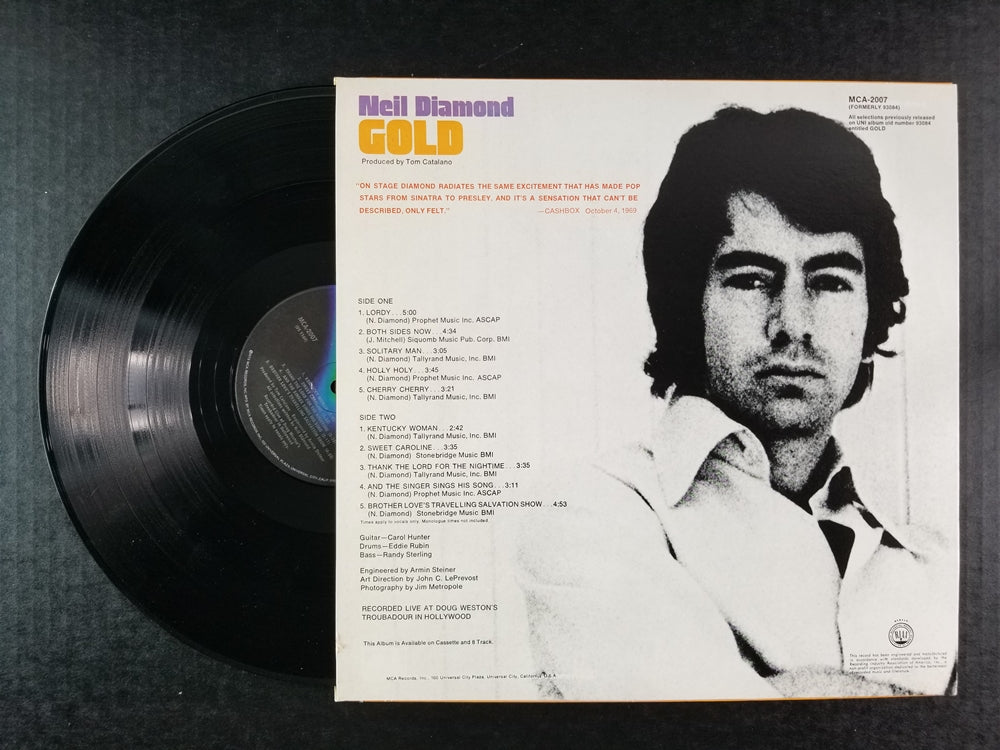 Neil Diamond - Gold (1973, LP)