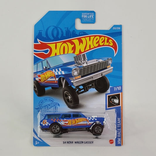 Hot Wheels - '64 Nova Wagon Gasser (Blue)