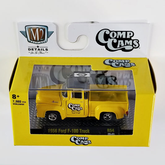 M2 - 1956 Ford F-100 Truck (Yellow) (Yellow) [7,980 Pieces Worldwide]