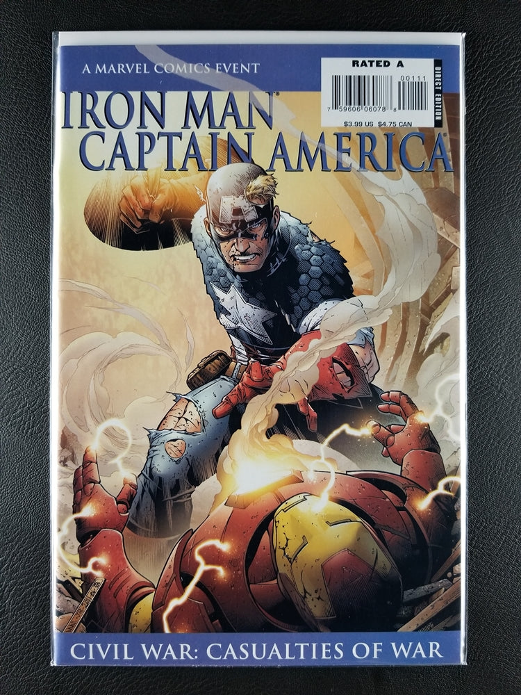 Iron Man/Captain America: Casualties of War #1A & 1B Set (Marvel, February 2007)
