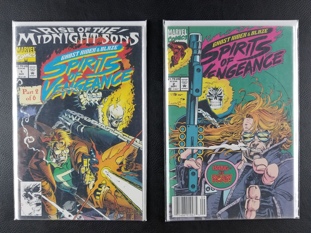 Ghost Rider/Blaze: Spirits of Vengeance #1-5 Set (Marvel, 1992)