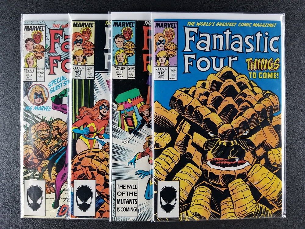 Fantastic Four [1st Series] #307-310 Set (Marvel, 1987-88)