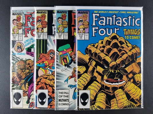 Fantastic Four [1st Series] #307-310 Set (Marvel, 1987-88)