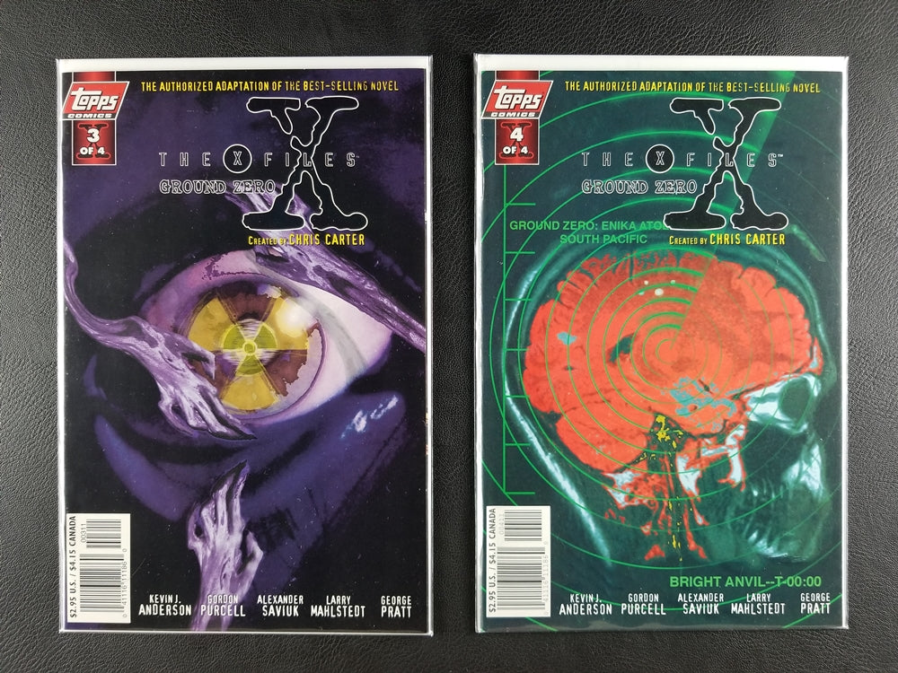 The X-Files: Ground Zero #1-4 Set (Topps, 1997)