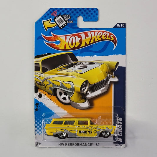 Hot Wheels - 8 Crate (Metalflake Yellow)