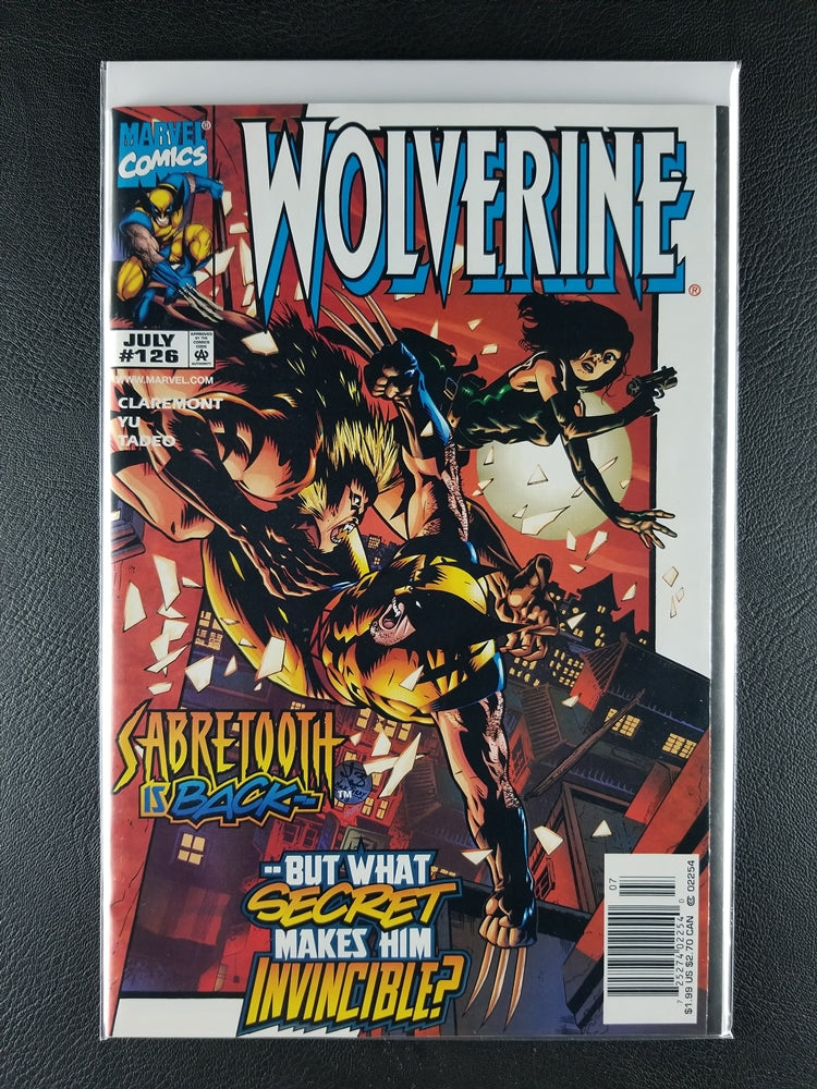 Wolverine [1st Series] #126 [Newsstand] (Marvel, July 1998)