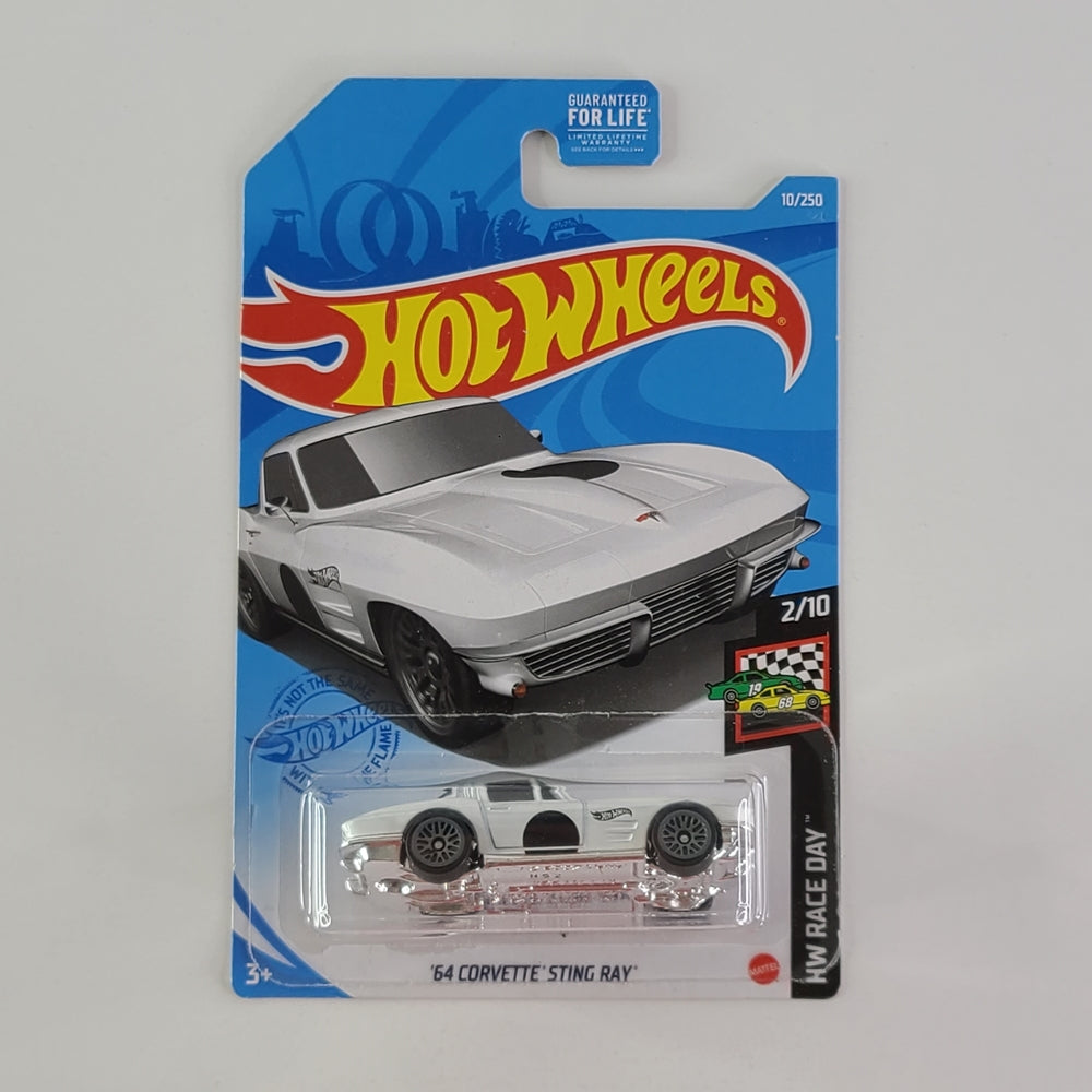 Hot Wheels - '64 Corvette Sting Ray (White)