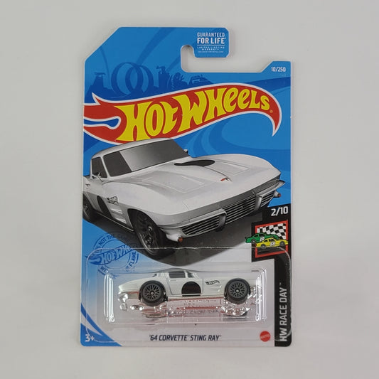 Hot Wheels - '64 Corvette Sting Ray (White)