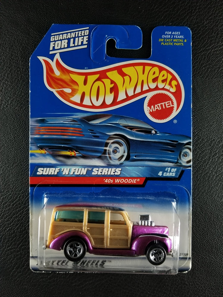 Hot Wheels - '40s Woodie (Purple/Gold) [1/4 - Surf 'N Fun Series]