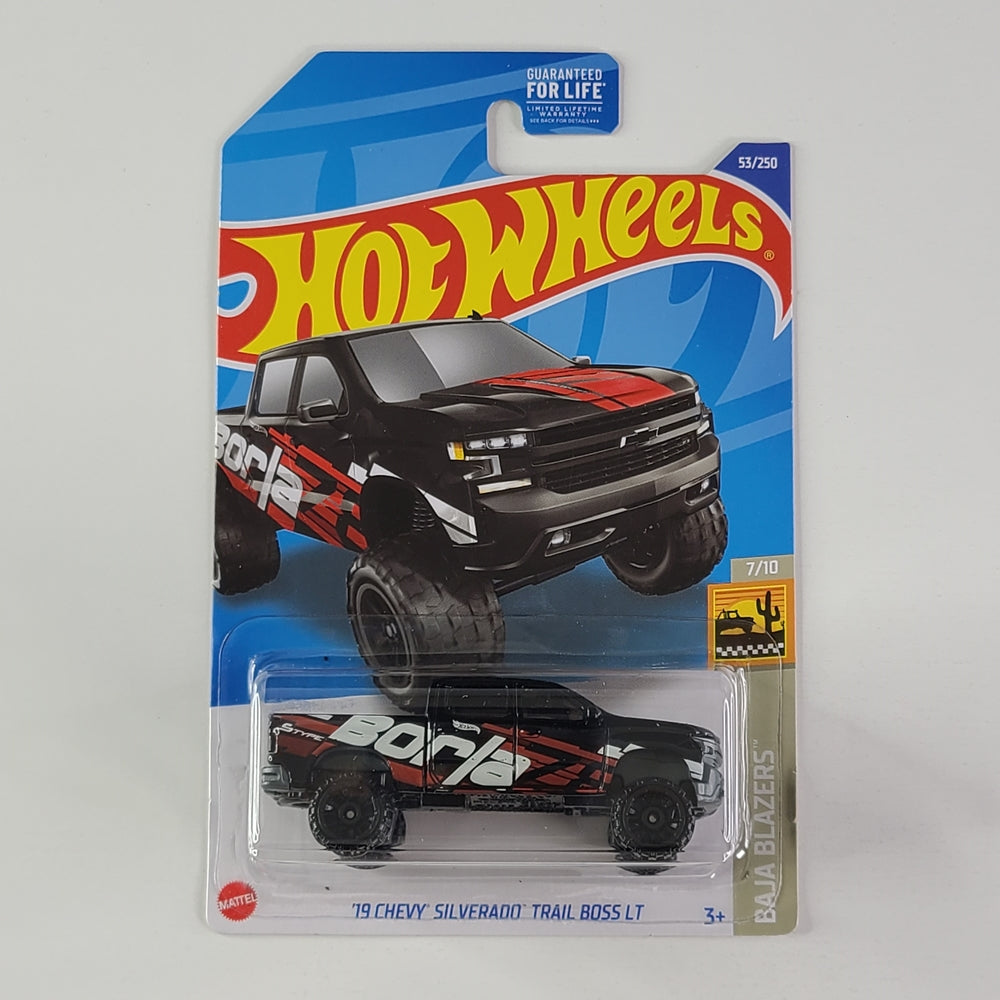 Hot Wheels - '19 Chevy Silverado Trail Boss LT (Black)