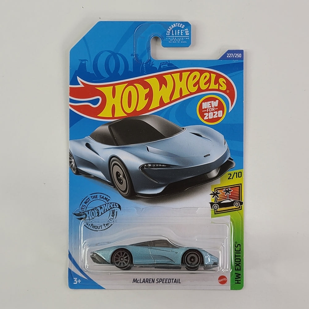 Hot Wheels - McLaren Speedtail (Metalflake Light Blue) [New for 2020]