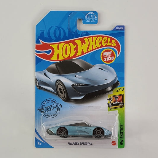 Hot Wheels - McLaren Speedtail (Metalflake Light Blue) [New for 2020]