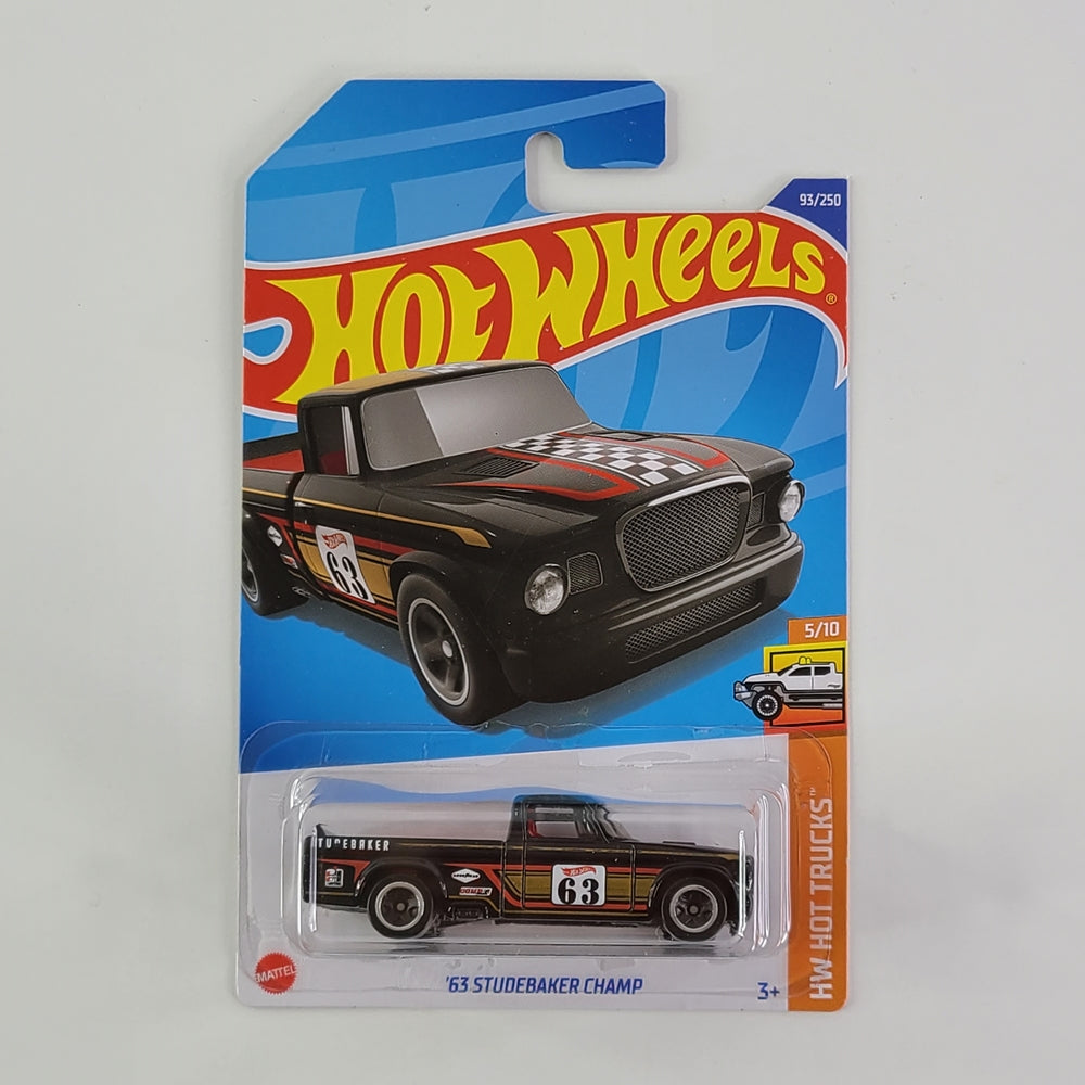 Hot Wheels - '63 Studebaker Champ (Glossy Black)