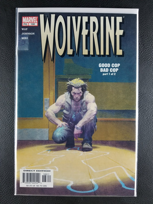 Wolverine [1st Series] #188 (Marvel, May 2003)