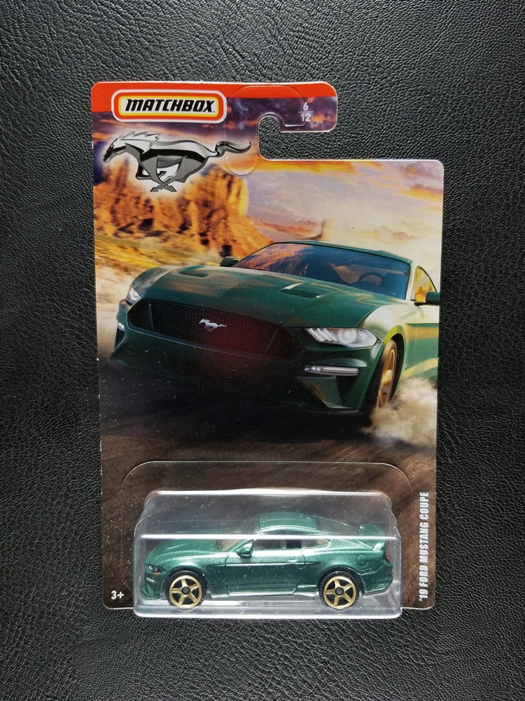 Matchbox - '19 Ford Mustang Coupe (Green) [6/12 - 2020 Ford Mustang]