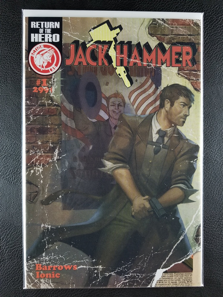 Jack Hammer #1A (Action Lab Entertainment, January 2014)