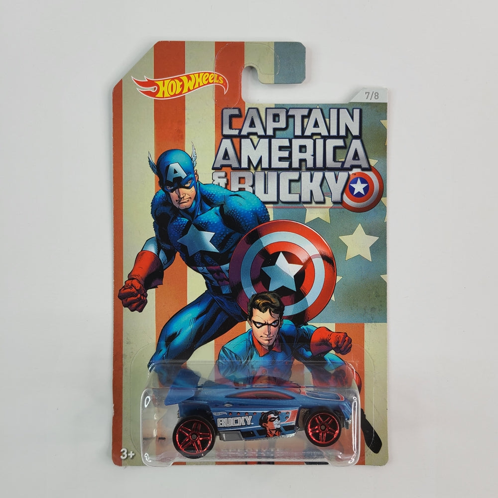 Hot Wheels - Spectyte (Metalflake Light Blue) [Captain America 75th Anniversary Series (2016) - 7/8] [Walmart Exclusive]