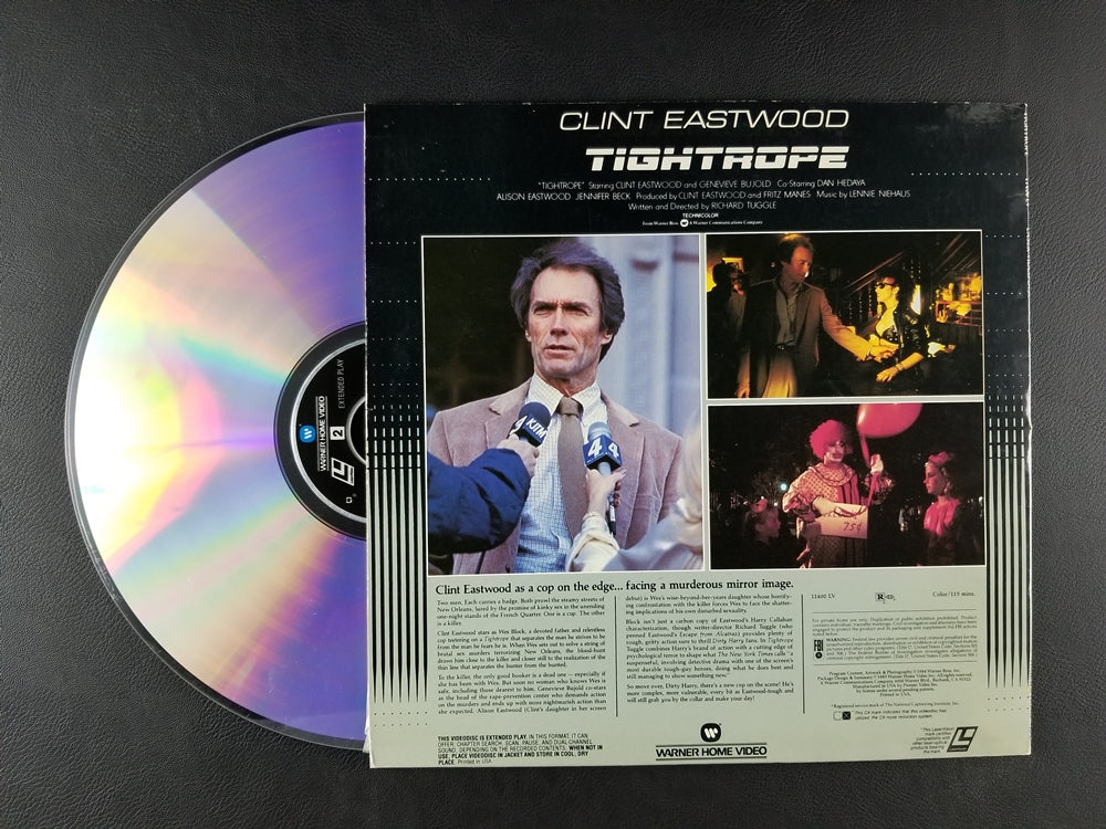 Tightrope (1985, Laserdisc)