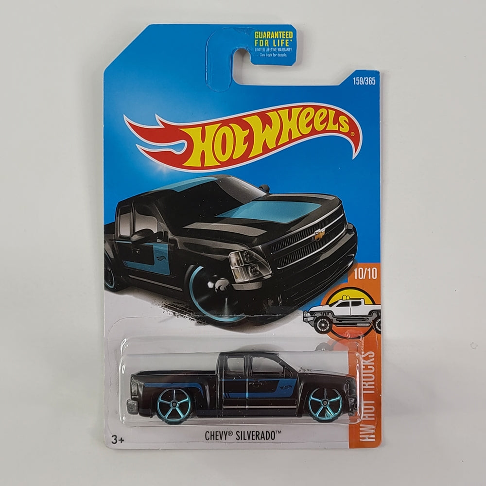 Hot Wheels - Chevy Silverado (Black) – Throwback Collectibles