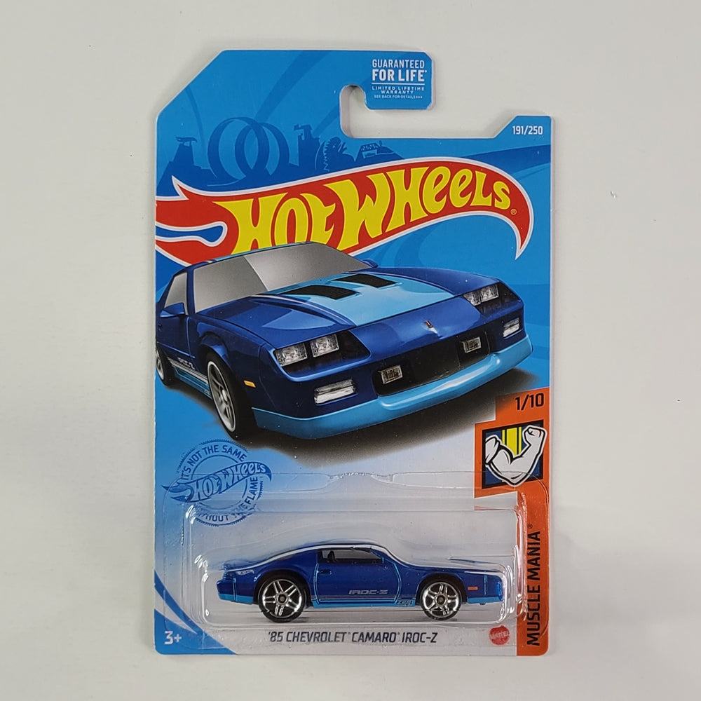 Hot Wheels - '85 Chevrolet Camaro IROC-Z (Metalflake Blue)