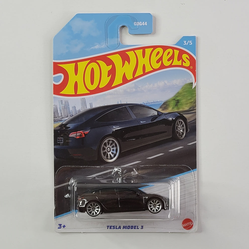 Hot Wheels - Tesla Model 3 (Obsidian Black Metallic)