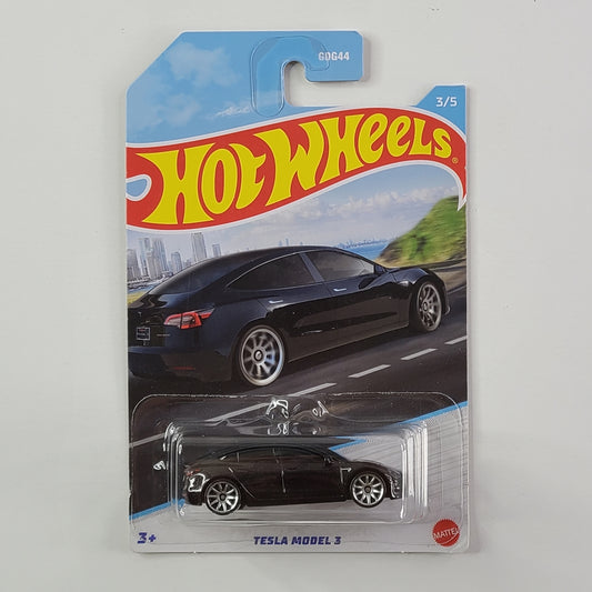 Hot Wheels - Tesla Model 3 (Obsidian Black Metallic)