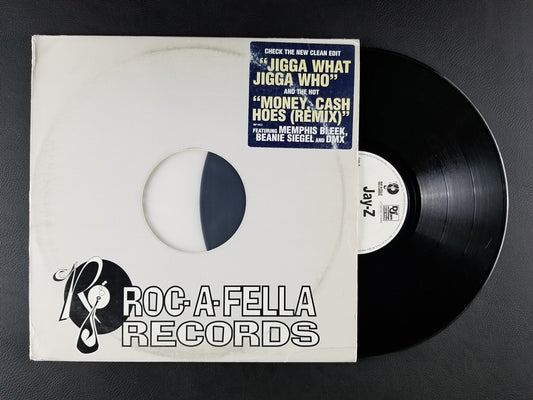 Jay-Z - Money, Cash, H*** (Remix) / Jigga What? (1999, 12'' Single) [Promo]