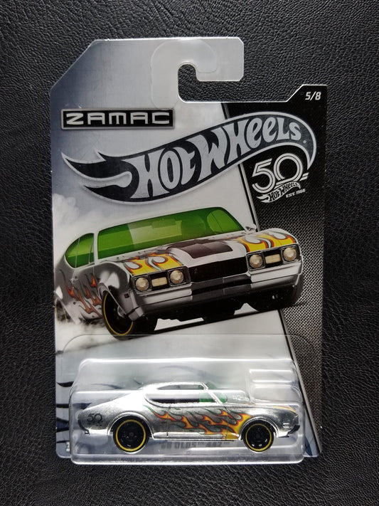 Hot Wheels - '68 Olds 442 (ZAMAC) [5/8 - 2018 HW 50th Zamac Flames]